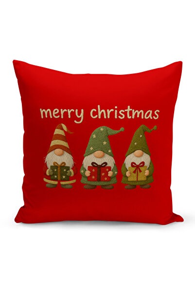 Bertille Home Новогодишна серия Двустранна калъфка за възглавница с цифров пе...