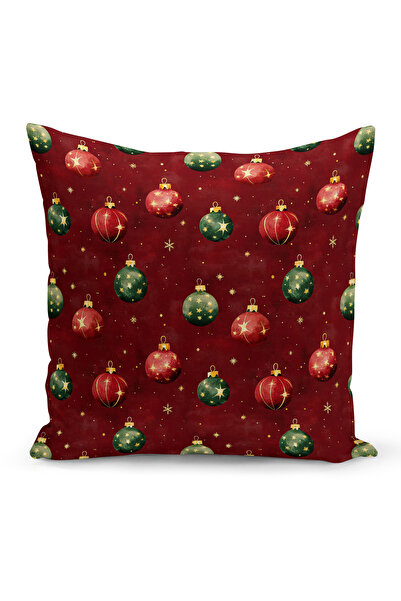 Bertille Home Новогодишна серия Двустранна калъфка за възглавница с цифров пе...
