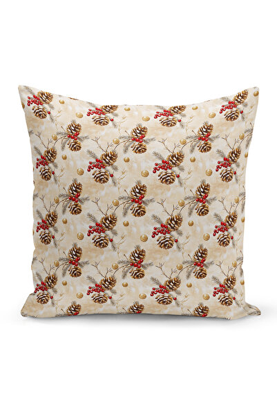 Bertille Home Новогодишна серия Двустранна калъфка за възглавница с цифров пе...