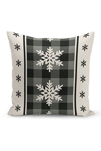 Bertille Home Новогодишна серия Двустранна калъфка за възглавница с цифров пе...