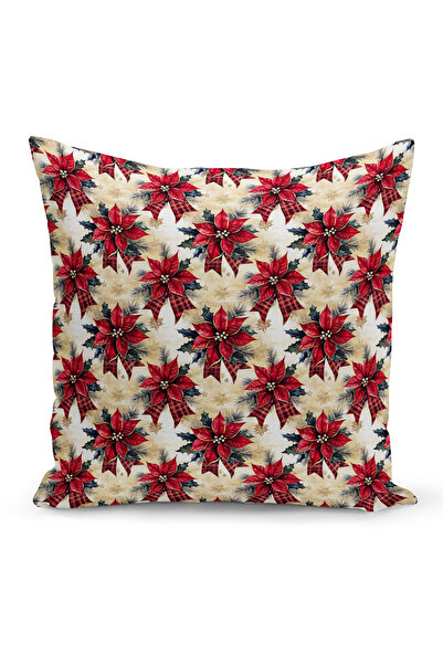 Bertille Home Новогодишна серия Двустранна калъфка за възглавница с цифров пе...