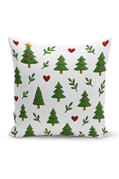 Bertille Home Новогодишна серия Двустранна калъфка за възглавница с цифров пе...