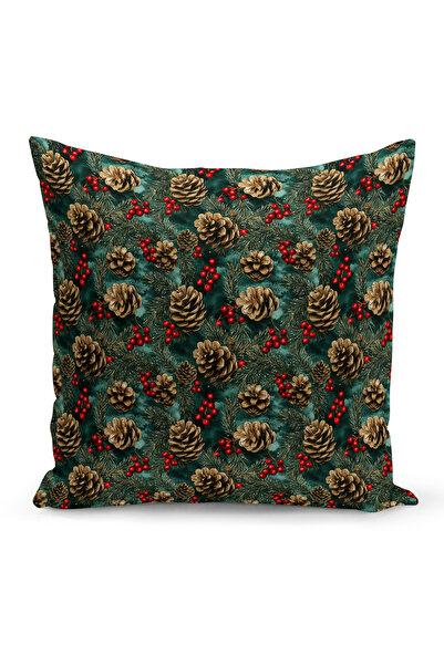 Bertille Home Новогодишна серия Двустранна калъфка за възглавница с цифров пе...