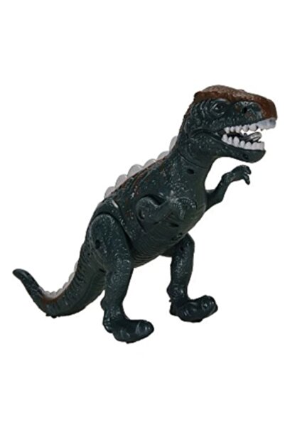 DavidaHome Robot dinozaur, lumina, scoate sunete, se misca, lungime 33 cm