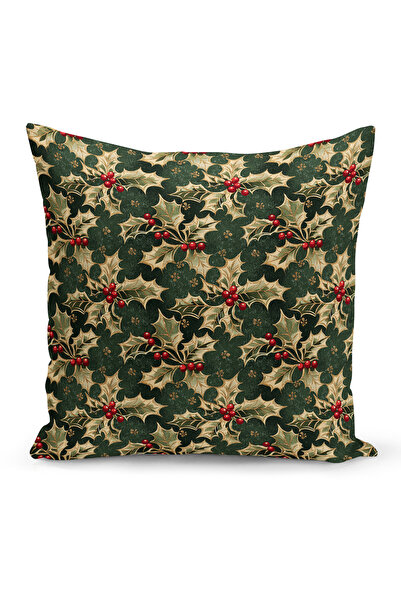 Bertille Home Новогодишна серия Двустранна калъфка за възглавница с цифров пе...