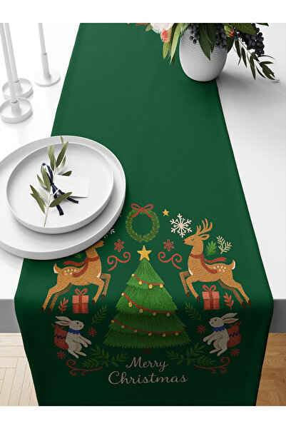 Bertille Home Πρωτοχρονιάτικη σειρά 140x40 cm Digital Printed Runner (Χριστού...