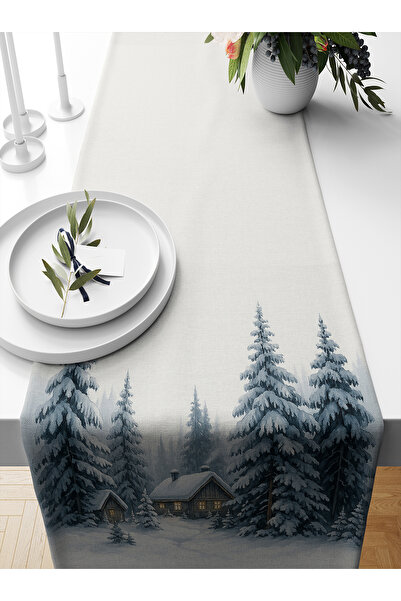 Bertille Home Πρωτοχρονιάτικη σειρά 140x40 cm Digital Printed Runner (Χριστού...