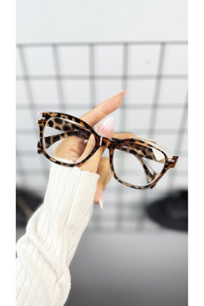 LOOKUP NEW Kare Cat Eye 55 Ekartman Bone Transparent Women Men Unisex Blue Light Protection Screen Glasses Eyewear