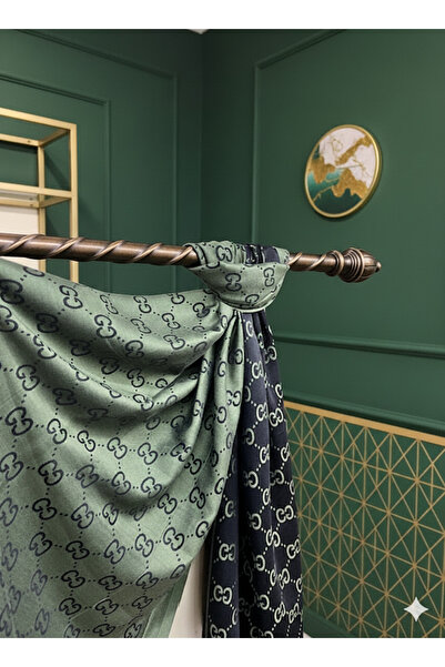 AmineScarfs G Model Çift Taraflı Kaşmir İpek Şal