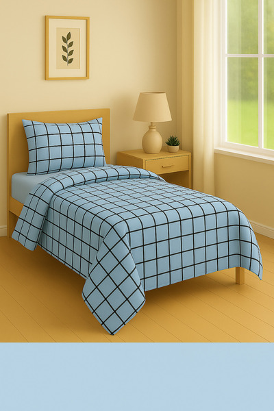 Loova Σετ παπλωματοθήκης   Μονό " Θήκη παπλώματος + Σεντόνι με λάστιχο +1  Θή...