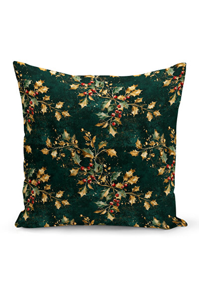 Bertille Home Новогодишна серия Двустранна калъфка за възглавница с цифров пе...