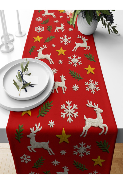 Bertille Home Seria de Anul Nou 140x40 cm Runner imprimat digital (Crăciun)