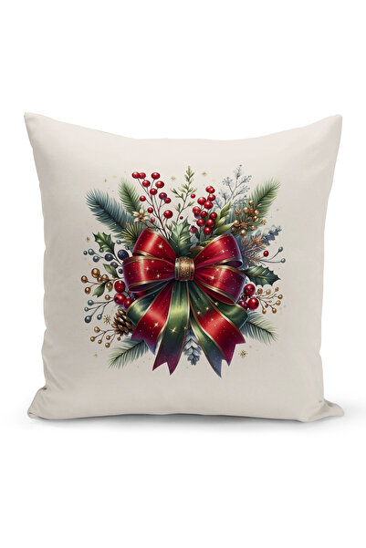 Bertille Home Новогодишна серия Двустранна калъфка за възглавница с цифров пе...