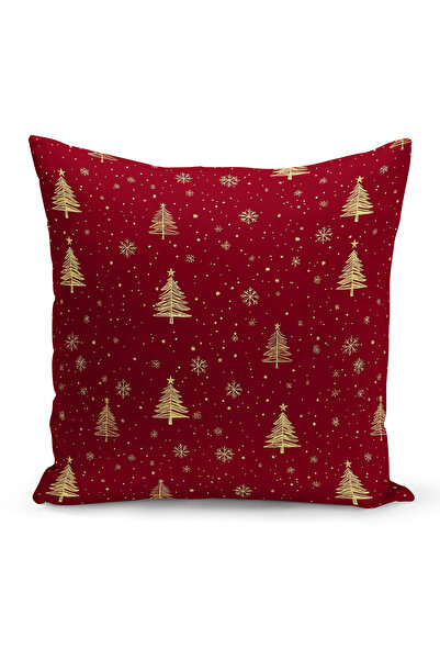 Bertille Home Новогодишна серия Двустранна калъфка за възглавница с цифров пе...