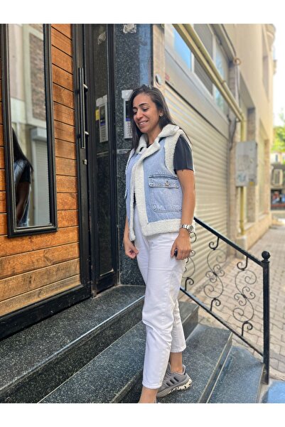 CANDYSBEBE Kadın peluş yelek