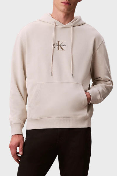 Calvin Klein With Logo Cotton Relaxed Fit Hooded Sweat Lv04Rd243G67U Men's Sweat Lv04Rd243G 67U