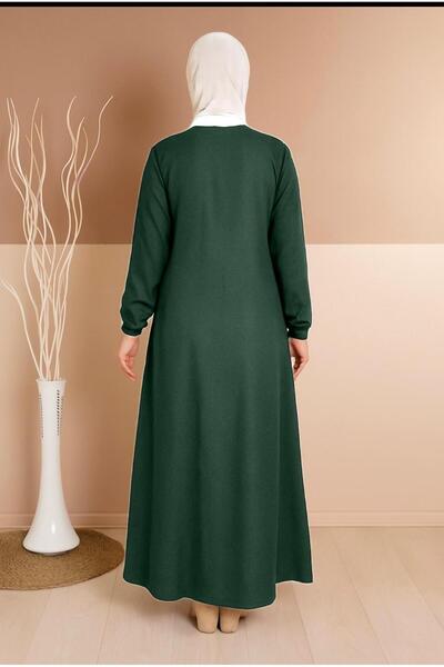 sayina Side Tie Double Breasted Collar Prayer Dress
