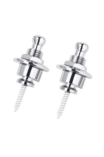 Miwayer أزرار حزام الجيتار الفضية، دبابيس، 1/2 قطعة، 3 ألوان للاختيار من بينه...