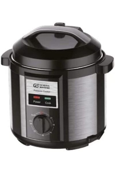 GS General Supreme طنجرة ضغط كهربائية جنرال سوبريم، سعة 6 لتر، 1000 واط، GSSP...