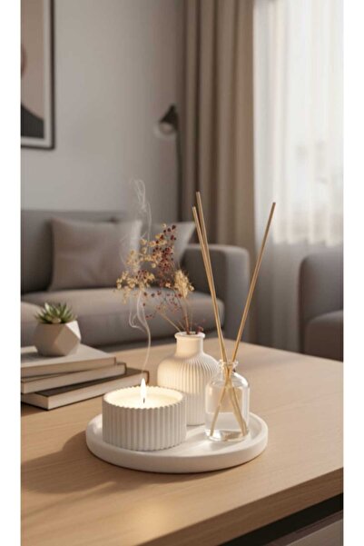 crafts tasarım atölyesi DEKORATİF KOKULU MUM VE ODA PARFÜMÜ ( PUDRA )