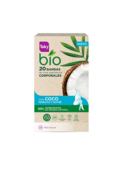 Taky Bio Coco Enthaarungswachsstreifen Für Den Körper, 20 Stück ds