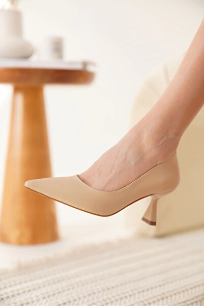 TB Terzi Bey Seraphine women's nude leather high heel shoes