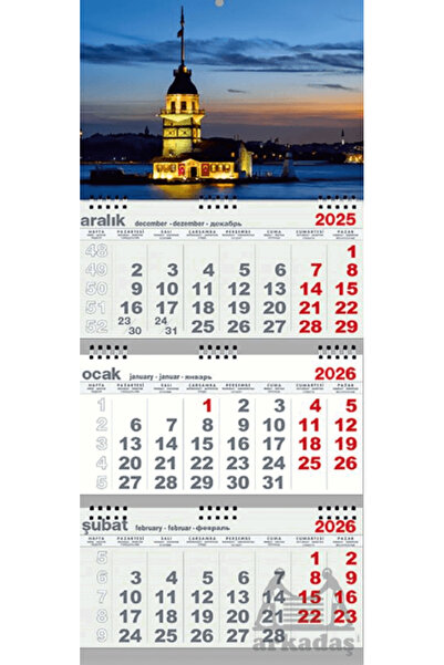 Halk Kitabevi 2026 Gemici Takvim - Kız Kulesi