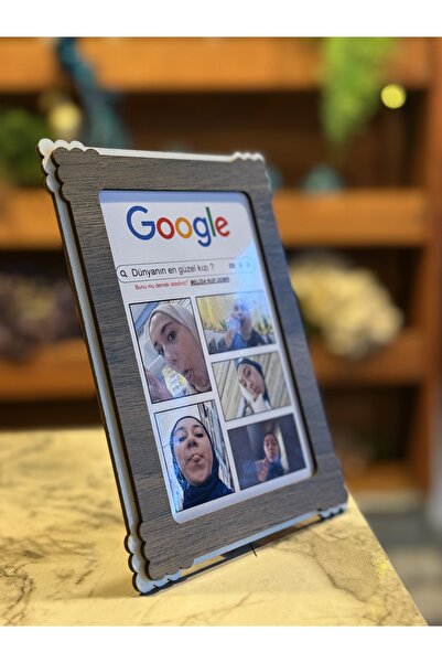 Çelik Ahşap Mini Tablo - Sevdiğine Özel Ürün