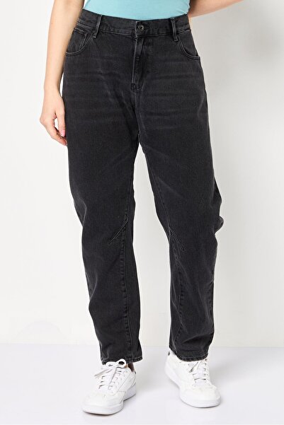 G-STAR RAW Women Boyfriend Fit Solid No Stretch Denim, Black