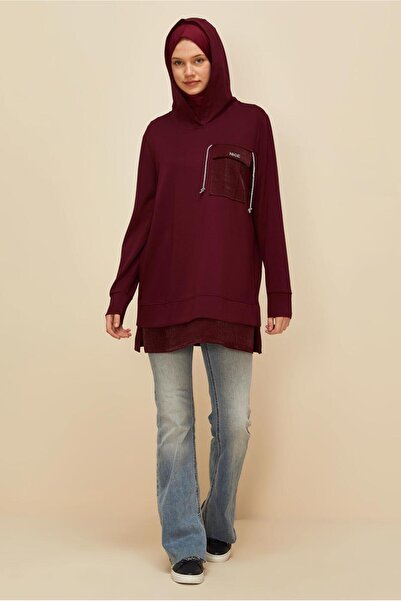 Alvina KAPÜŞONLU EŞOFMAN TUNİK 45920