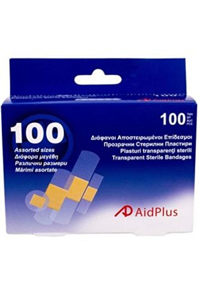 Jumbo Transparent Waterproof Large Bandages - 100 pcs