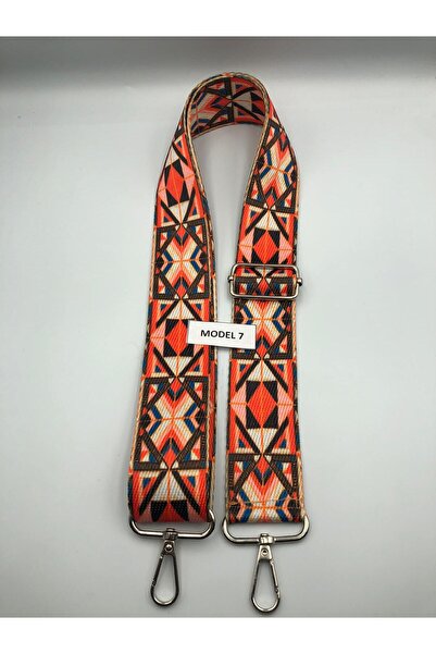 Genel Markalar Ayarlanabilir Çanta Askısı Çanta Sapı Çanta Aksesuarı 4cm X 120cm Etnik Desen