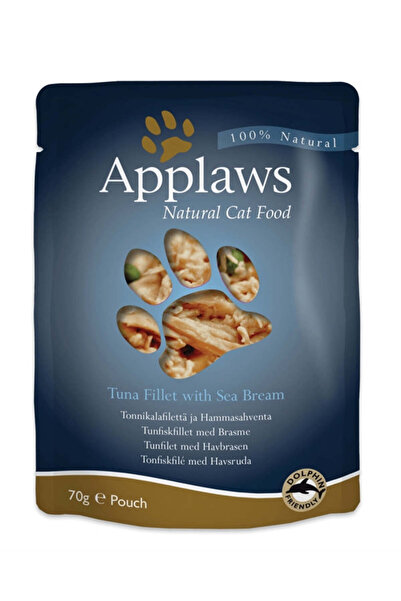 Applaws Tuna Fillet With Sea Bream Wet Cat Food 70G
