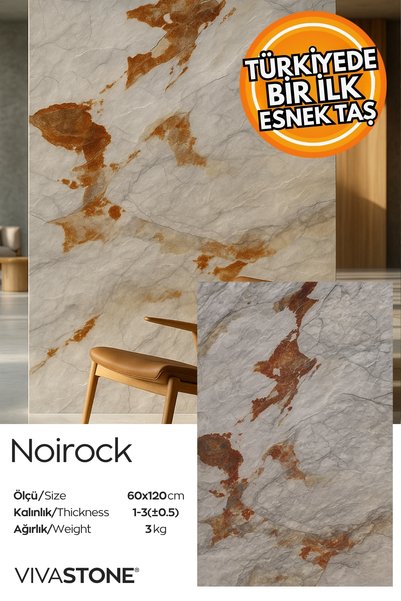 Vivastone Esnek Taş Panel Soft Stone 60x120 cm - İç Ve Dış Mekan Dekorasyon P...