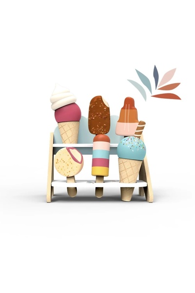 Speedy Monkey Stand de inghetata din lemn, Speedy Monkey, selectie creative kids