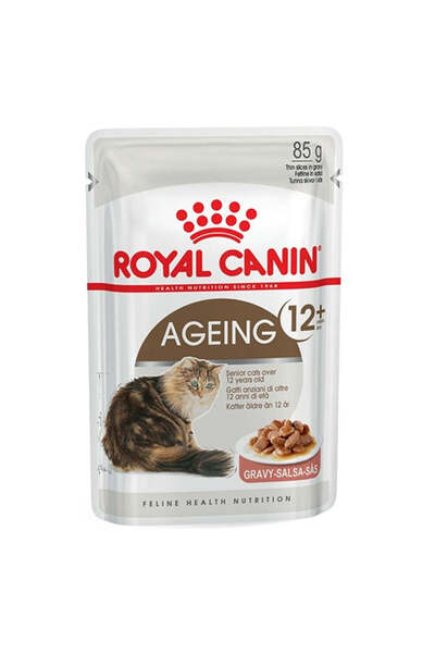 Royal Canin Ageing 12+ Adult Chunks In Gravy Wet Cat Food 85G