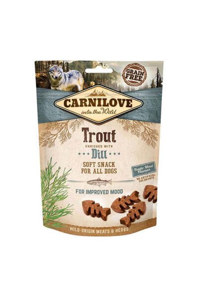 Carnilove Trout Enriched with Dill Soft Snack Dog Treats 200G