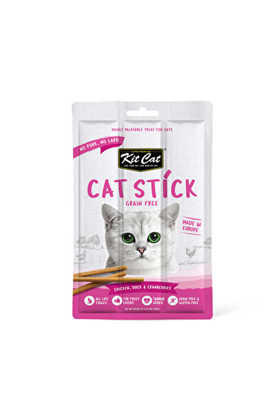 Kit Cat Grain Free Cat Stick Chicken Duck & Cranberries 15G