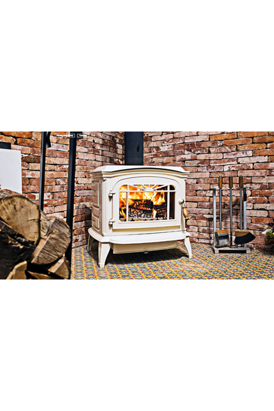 Invıcta Bradford Krem Döküm Odun Sobası İthal Fransa 5 Yıl Garantili