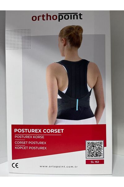 Orthopoint DİK DURUŞ KORSESİ (POSTUREX) TEN/SİYAH
