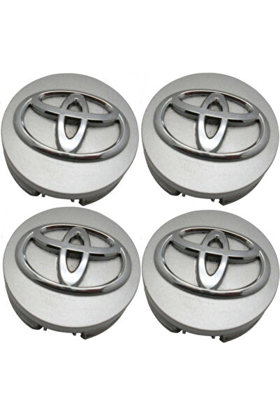 OEM Set de 4 capace pentru jante din aliaj Toyota 62mm argintii
