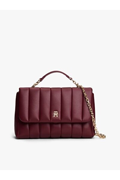 Tommy Hilfiger GRACE MED BORDO KADIN ÇAPRAZ ÇANTA
