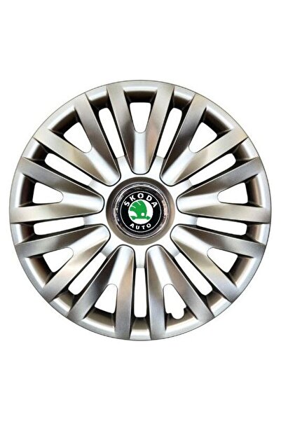 OEM Set de 4 capace pentru roți 15 inch (R15) pentru Skoda, model 313