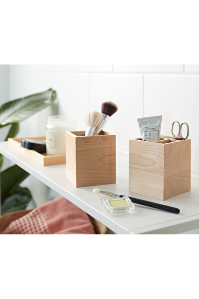 Tchibo 2 Pieces Organizer Box, Bamboo