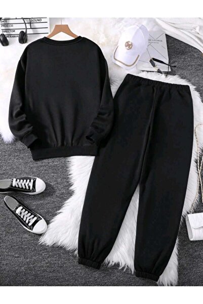 FAVORİST Custom 3 Thread Bottom Top Set Crew Neck