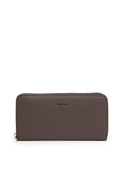 Network Bordo Kadın Suni Deri Cüzdan