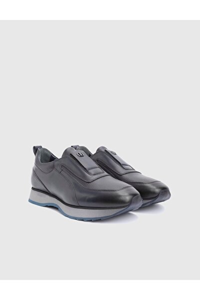 İLVİ Alek Hakiki Deri Lacivert Erkek Spor Ayakkabı