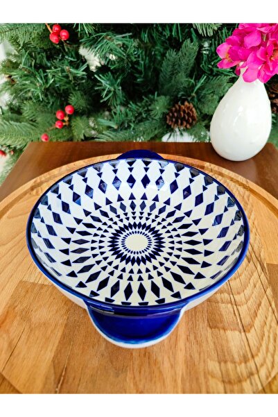 Madame Coco Rêve Bleu Niort New Bone China Yuvarlak Kulplu Tabak 1 ADET