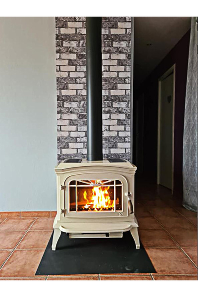 Invıcta Bradford Krem Döküm Odun Sobası İthal Fransa 5 Yıl Garantili