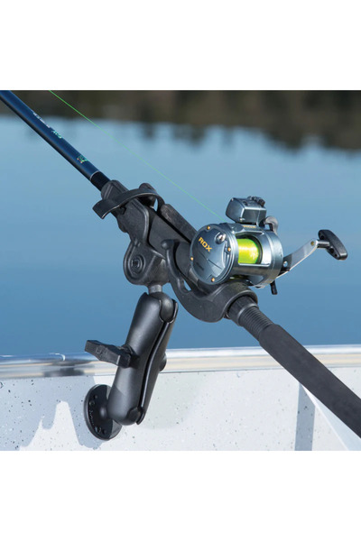 GÜMRÜK BEY حامل صنارة صيد RAM ROD 2000 بنظام تثبيت مزدوج الكرة RAM-117